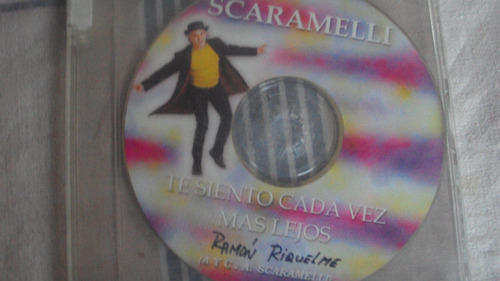 Cd Single Alvaro Scaramelli  Te Siento Cada Vez Mas Lejos