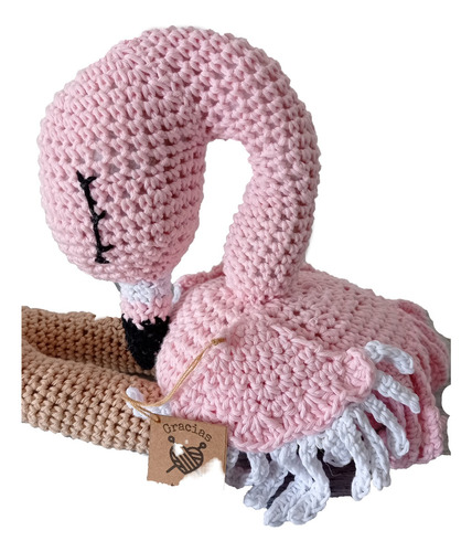 Flamenco Muñeco Amigurumi