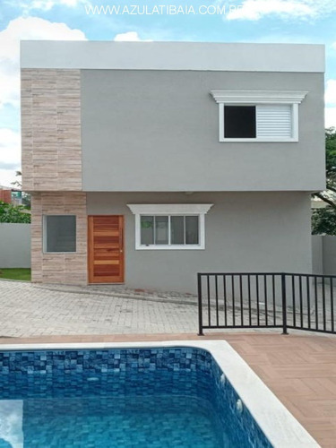 Imagem 1 de 24 de Casa Nova A Venda Em Atibaia,  Condomínio Fechado, Jardim São Felipe - Ca01161 - 69199325