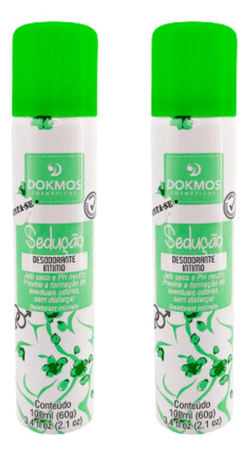 Kit Com 2 Desodorante Íntimo Dokmos Sinta-se 