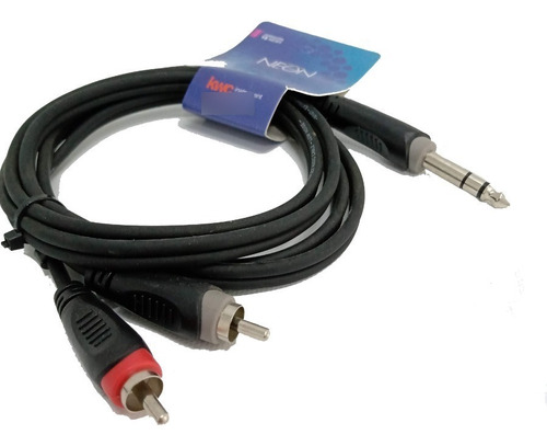 Cable Rca/plug Stereo Kwc Neon 1.5 Mts Mod 9017