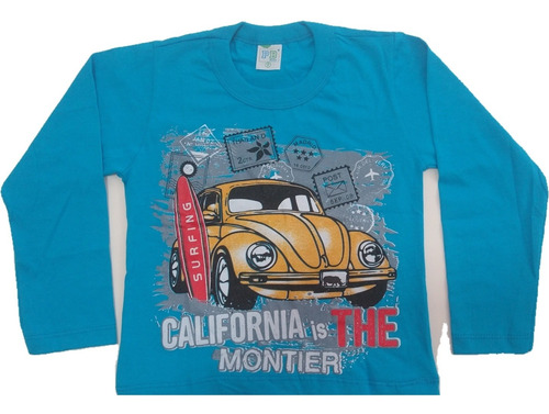Kit 5 Camiseta Blusa Manga Longa Infantil Menino S Herois