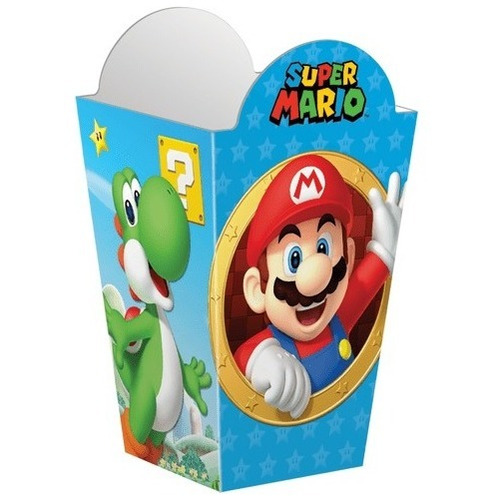 Caja Cajita Palomera Mario Bros Artículo Fiesta - Ninmf1