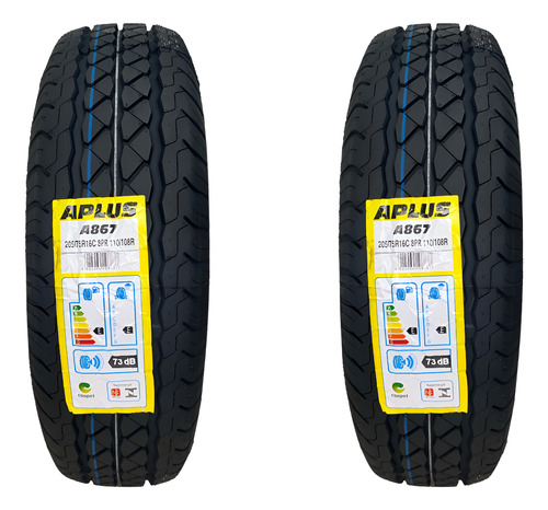 Kit 2 Pneus 205/70r15c 106/104r A867 Aplus Aro 15