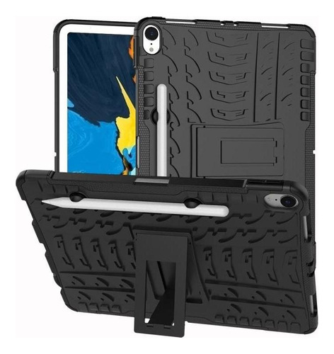 Carcasa Reforzada Con Soporte Para iPad Pro 11 C/ Negro