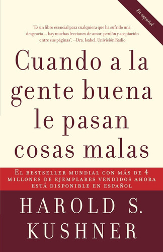 Libro Cuando A La Gente Buena Le Pasan Cosas Malas 