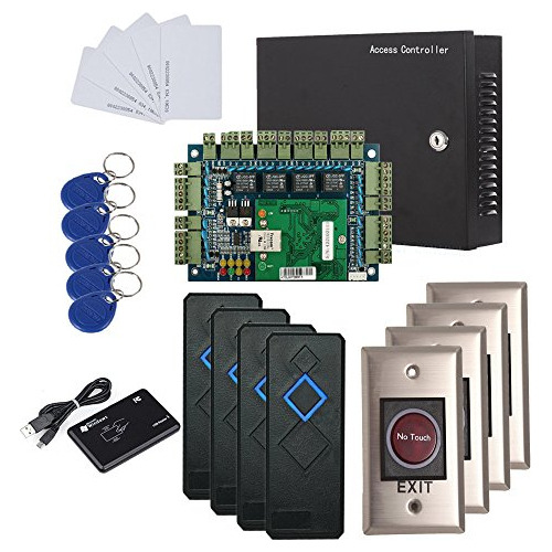 Basado En Ip Seguridad Puerta Kit De Control De Acceso Con C