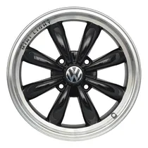 Comprar Rines 17 4-130 Tipo Spyder Vocho !!! Negro Diamantado