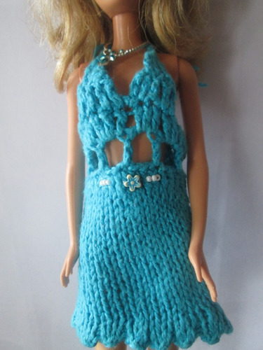 Imagen 3 de 8 de Ropa Para Barbie- 4 Prendas Tejidas X $290