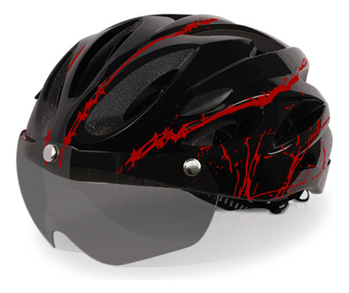 Eps Casco Protector For Montar En Bicicleta Con Lentes