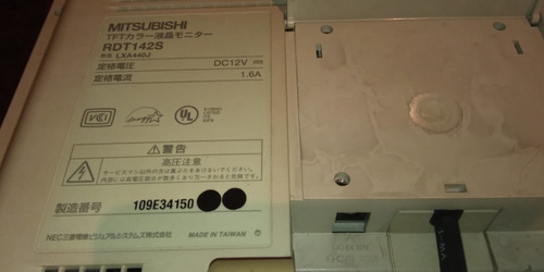 Monitor Mitsubishi Rdt12s Para Repuestos