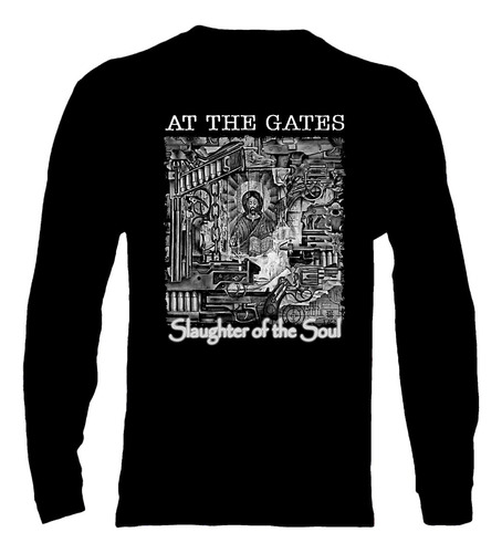 Polera Manga Larga At The Gates - Ver 04 - Slaughter Of The 