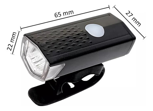 A Juego De Luces Led Para Bicicleta, Faro Y Luz Trasera.