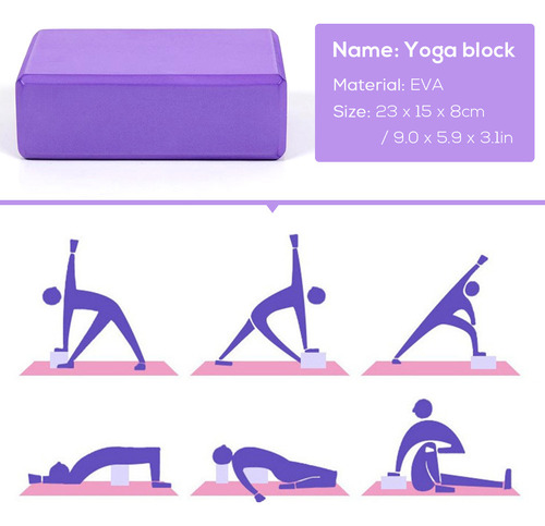 New Set De Yoga: Pelota, Bloques, Correa, Bandas De