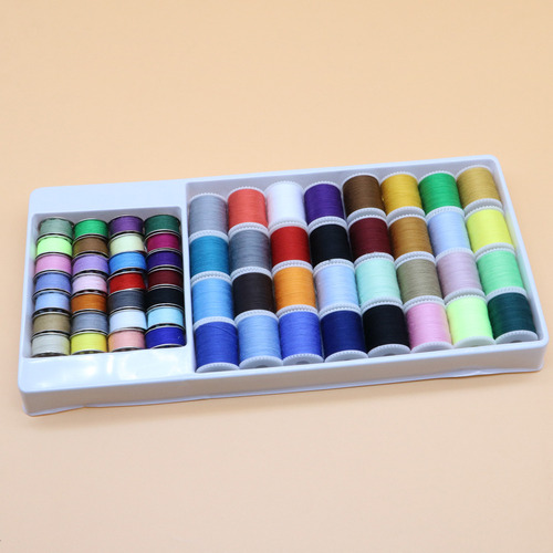Caja De Hilo De Coser Con Forma De Cilindro Con Cierre De 60