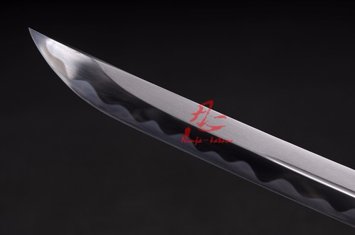 Imagem 4 de 10 de Katana Aço 9260 Afiada Corte Tradicional Treino Tameshigiri