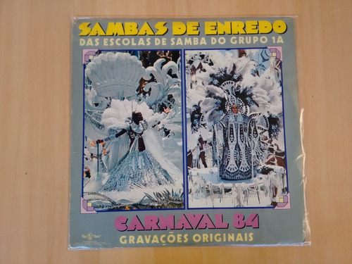 Lp Disco De Vinil Sambas De Enredo Carnaval 84 Da124