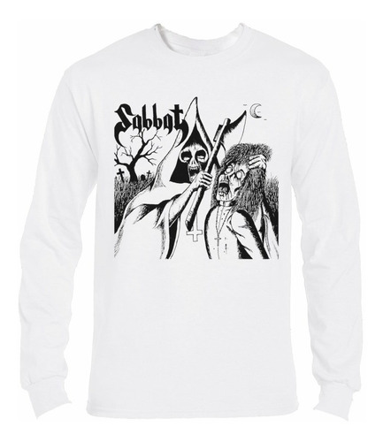 Polera Ml Sabbat Black Up Your Soul Metal Abominatron