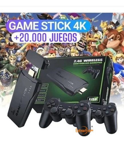 Gamer Stick 4k M8 Lite Para Tv Con Más De 20000 Juegos Eshopangie