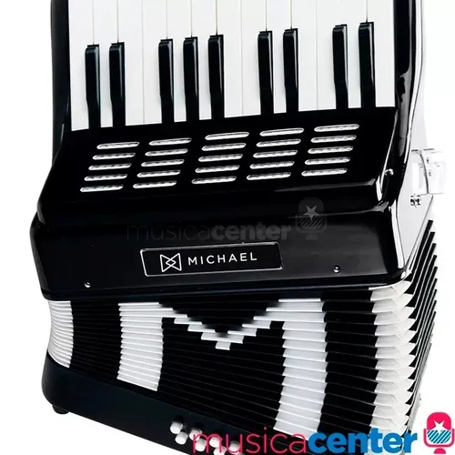 Acordeon Sanfona 8 Baixos Michael Acm0822 Spb Com Bag