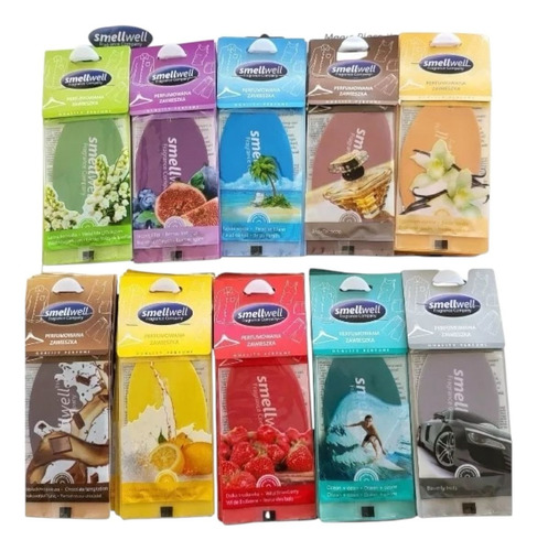 Pack 50 Unidades Ambientadores Para Auto Pino Aromatizante Colors Todas