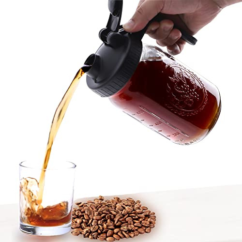 Tarro De Cristal Para Cerveza Fría Cafetera Gmsweet, 32 Onza