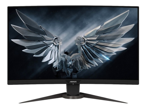 Monitor gamer curvo Gigabyte AORUS CV27F led 27" negro 100V/240V