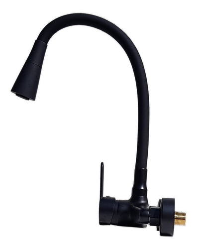 Imagen 2 de 2 de Grifo de cocina monocomando Mozart Premium 7085 negro