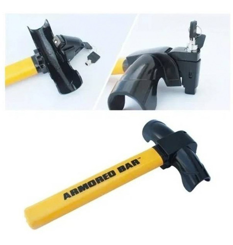 Traba Volantes Anti Robo Tipo T Con 2 Llave