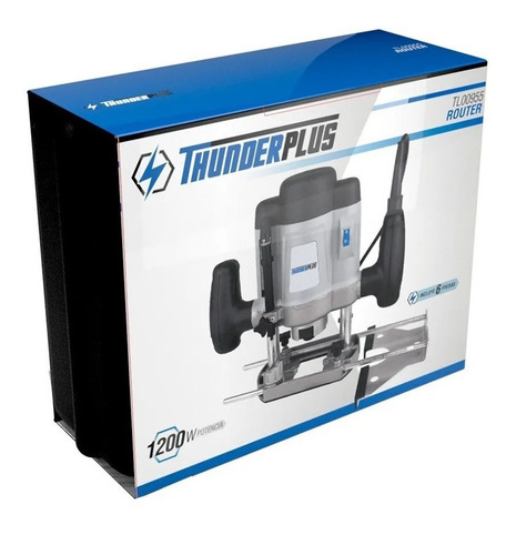 Fresadora Router Thunder Plus 1200w + Maletin + 6 Fresas