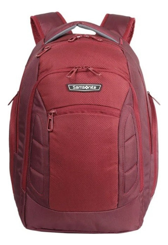 Mochilas Samsonite Grandes Portanotebook 17 Pulgada Foxtrot Color Bordó