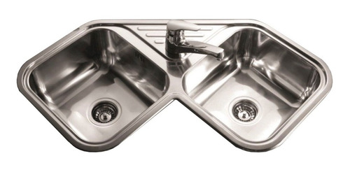 Pileta Axa D78 Acero Inox 304 Johnson Acero