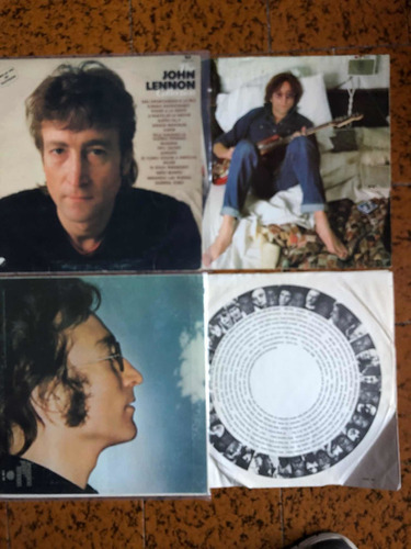 John Lennon Lp Colección Y Lp Imagine Con Insert Y Póster