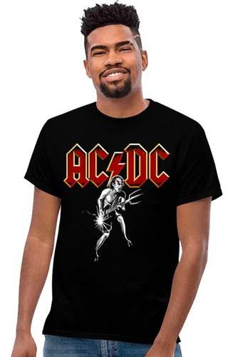 Playera Ac / Dc Diseño 71 Rock Grupos Musicales Beloma