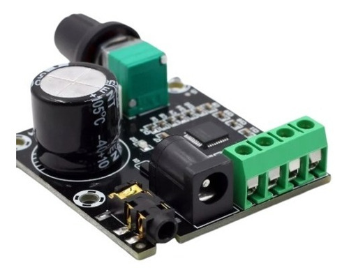 Modulo Amplificador Pam8610 2x15 W 8v A 12v Perilla Arduino
