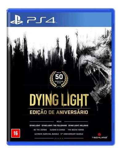 Jogo Midia Fisica Dying Light Edicao De Aniversario Para Ps4