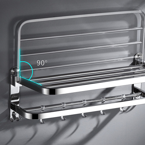 Toallero Plegable De Pared De Acero Inoxidable 304