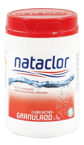 Imagen 2 de 4 de Cloro Granulado 1kg + Clarificador 1lt Nataclor