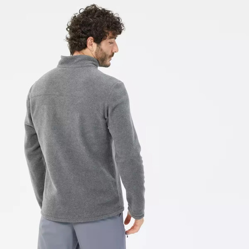 Buzo Quechua Fleece Mh100 Polar Hombre Medio Cierre