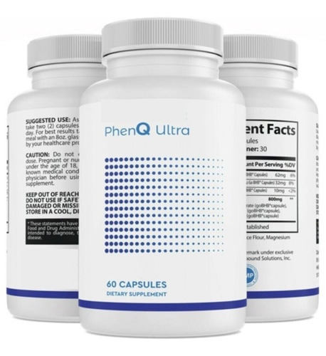 Imagen 3 de 3 de Phenq Ultra Pastillas Para Bajar De Peso Solución 24 Horas