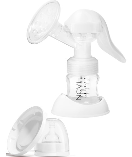 Ncvi Manual Breast Pump With Milk Bottle,portable Breastfeed