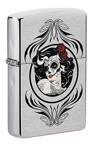 Encendedor Zippo Original Day Of The Dead Girl Ii