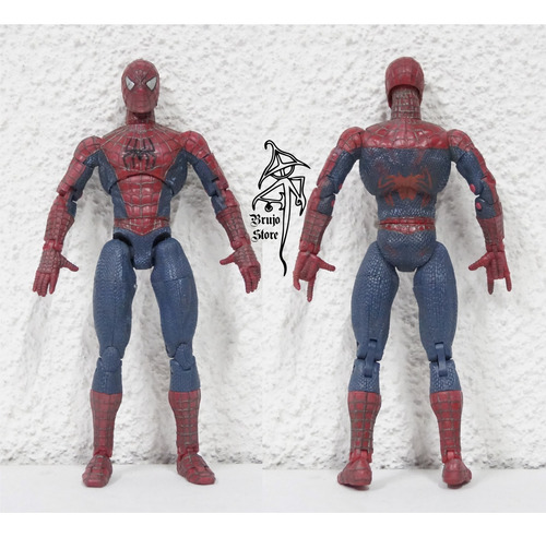 Marvel Spiderman Movie 2002 Tobey Super Art 16cm Brujostore (Usado)