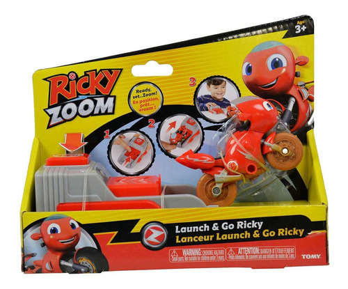 Moto Go Ricky Zoom + Lanzador / Go Loop