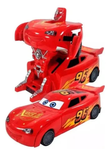 Transformer Robot Auto Convertible A Pila Con Luz Y Sonido