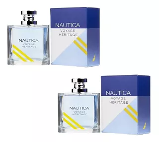 Paquete 2 X 1 Nautica Voyage Heritage Caballero 100 Ml