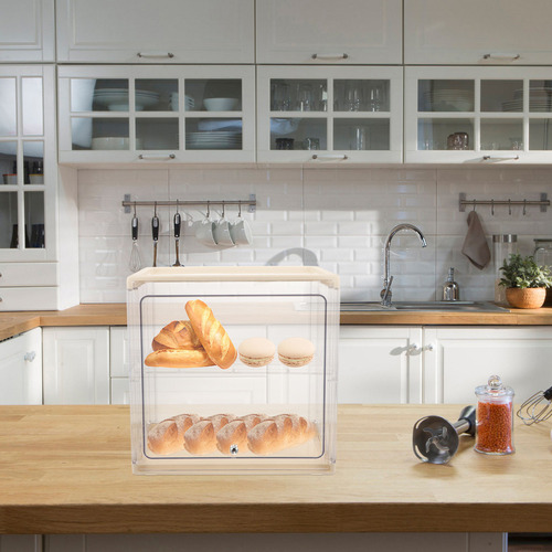 Caja De Almacenamiento Para Tartas Y Pan, Acrílico Doméstico