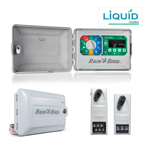 Imagen 2 de 8 de Programador De Riego Rain Bird Esp Me3 Wi-fi (4 - 22 Zonas)