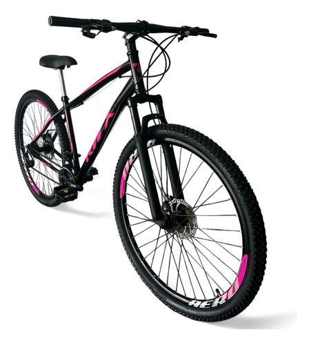 Bicicleta Aro 29 Rwx 21v Aço Freio A Disco Suspensao