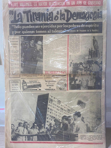 Nuevo Ideal Nacional Periodico El Heraldo 1956 Perez Jimenez